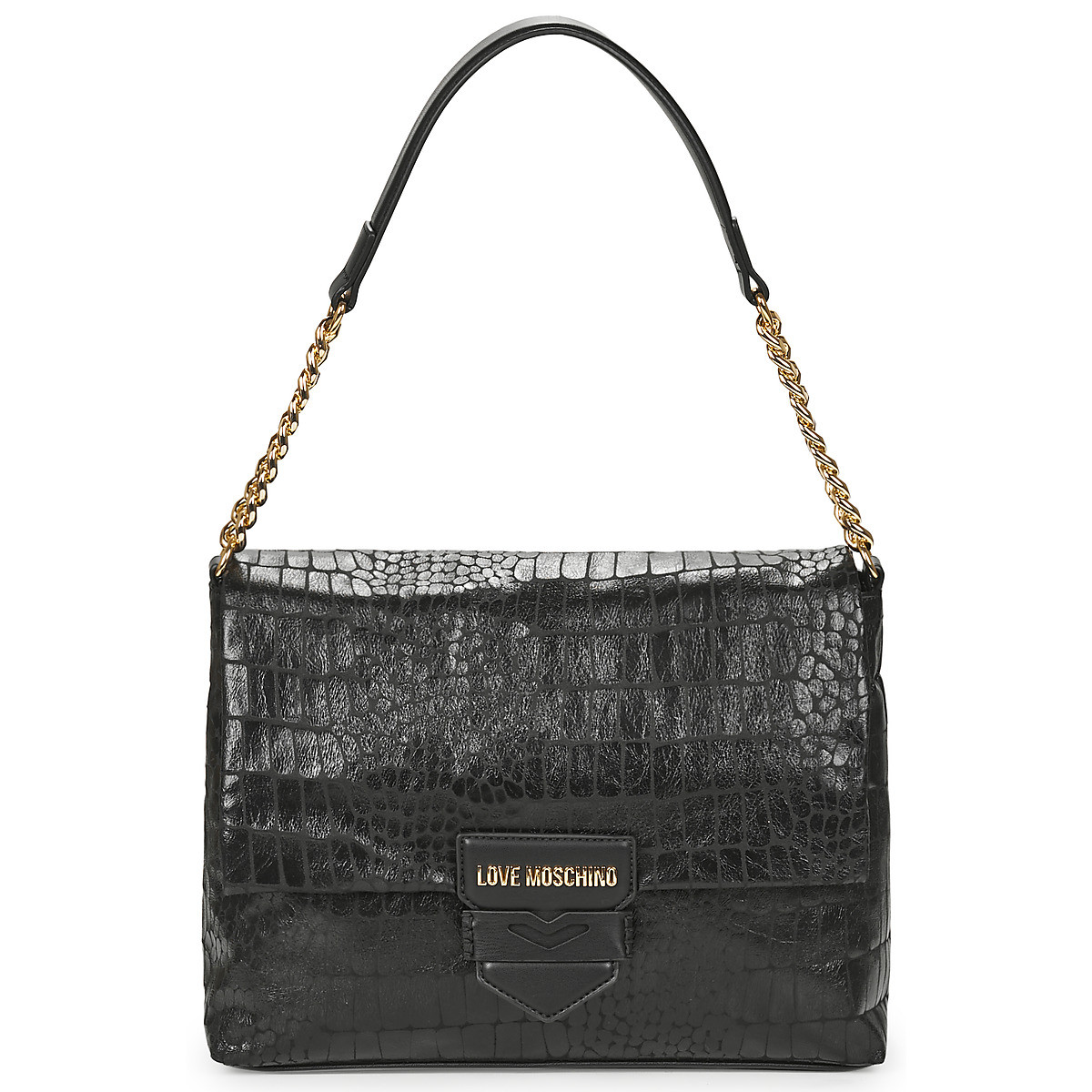 Love Moschino  SUPER SOFT CROCO JC4284PP0  Černá