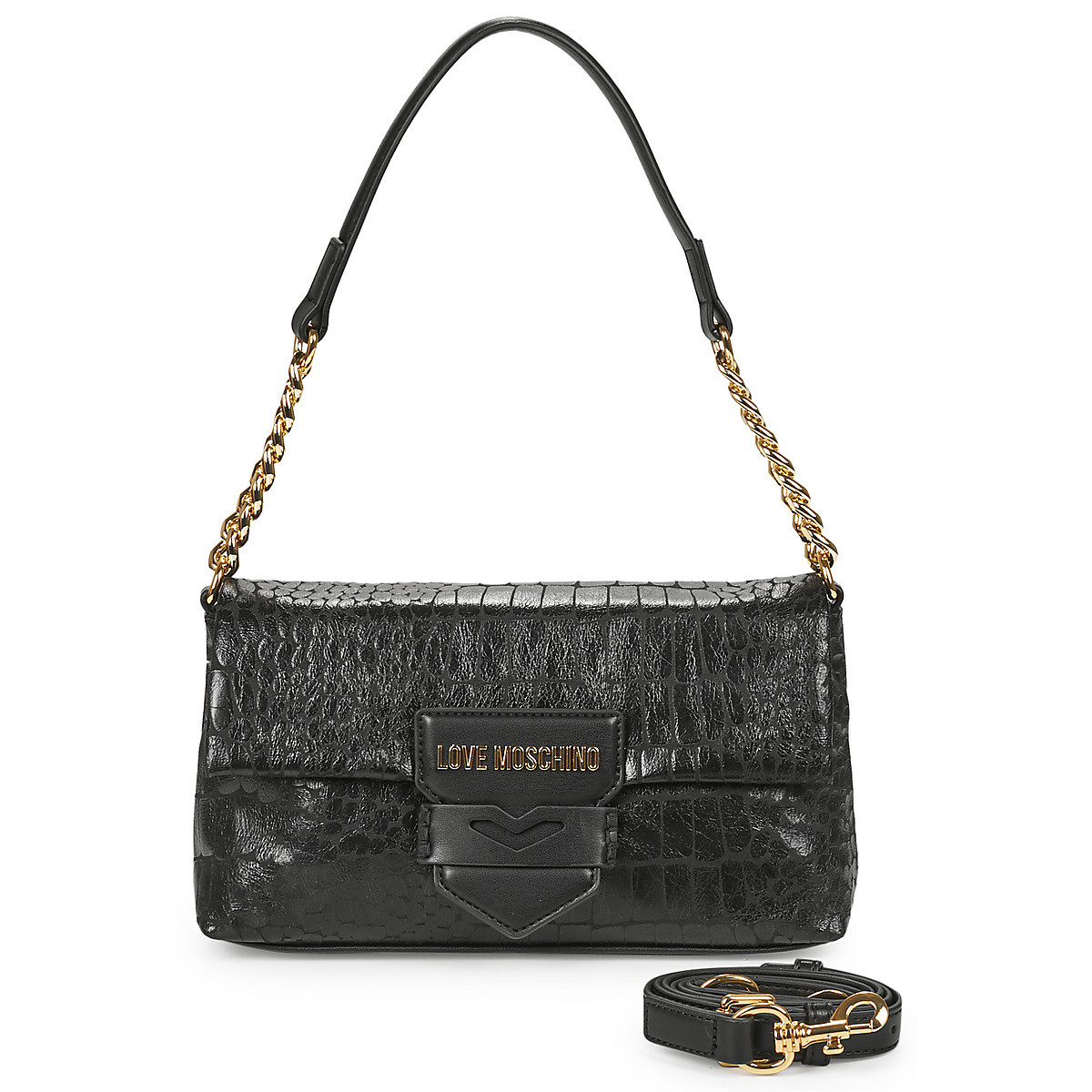 Love Moschino  SUPER SOFT CROCO JC4285PP0  Černá