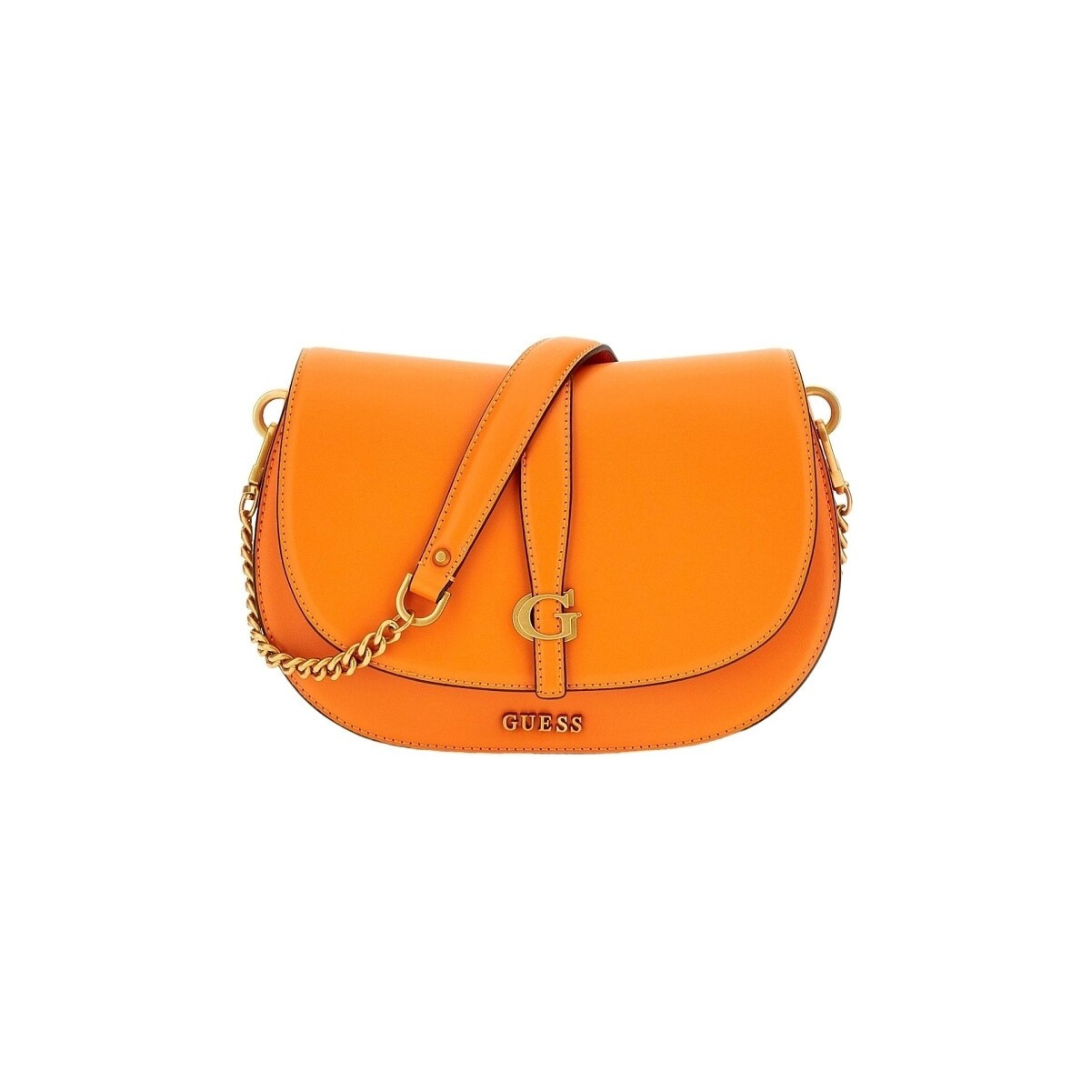 Guess  KUBA TRI CMPT FLAP SHLDR BAG  Oranžová