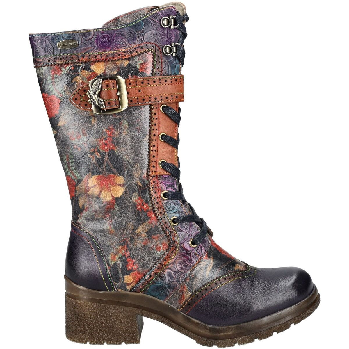 Laura Vita  Stiefel  Fialová