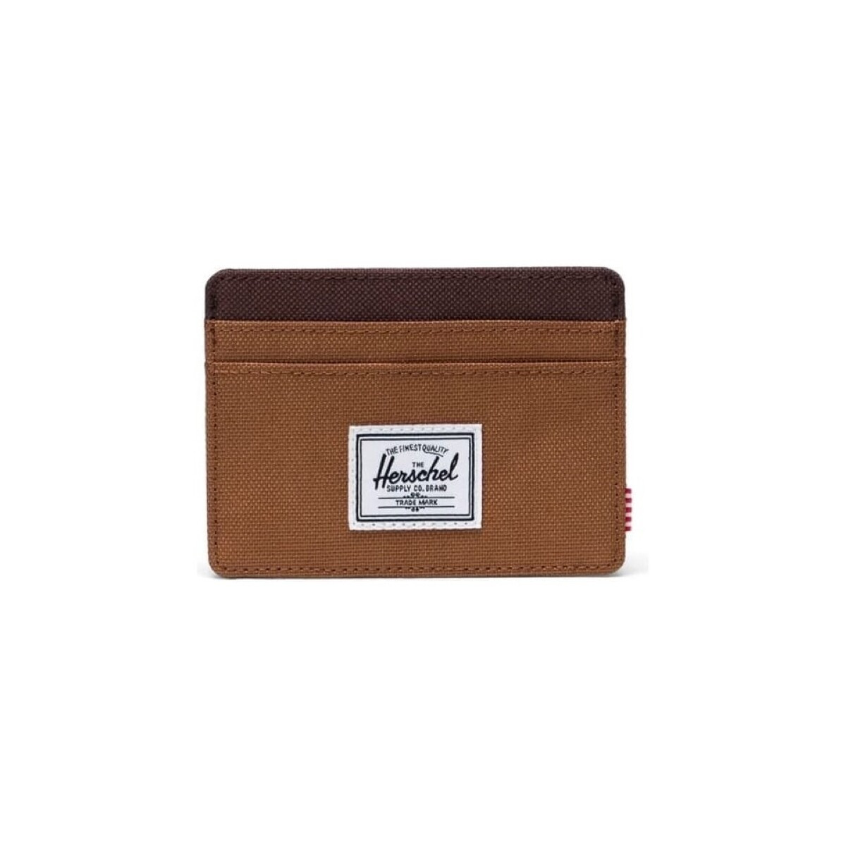 Herschel  Charlie Eco Cardholder - Rubber/Chicory Coffee  Hnědá