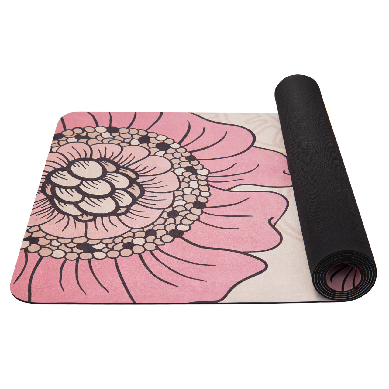 Karimatka Yate Yoga Mat přírodní guma 4 mm - béžová