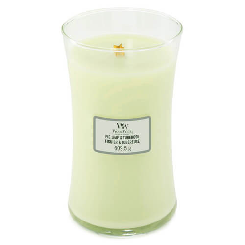 WoodWick Vonná svíčka váza Fig Leaf & Tuberose 609,5 g