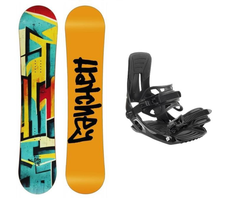 Hatchey City juniorský snowboard + Hatchey Tactic snowboardové vázání