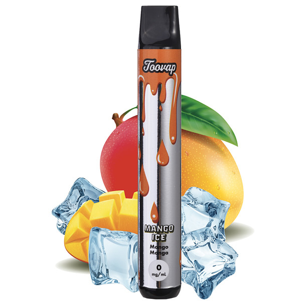 Elektronická cigareta jednorázová Toovap Mango Ice 0mg/ml Q