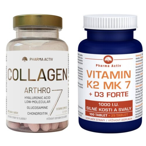 Collagen Arthro Tbl.90+vit.k2 Mk7+d3 Forte Tbl.125