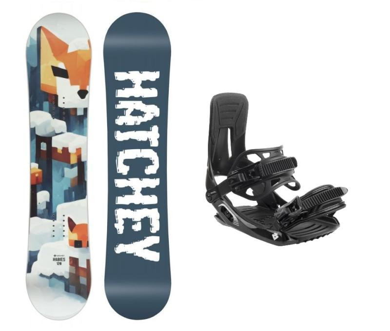 Hatchey Rabies juniorský snowboard + Hatchey Tactic vázání