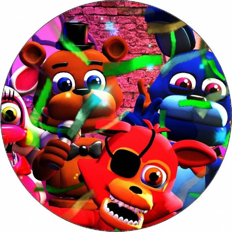 Jedlý papír Five Nights at Freddy's FnaF World 19,5 cm