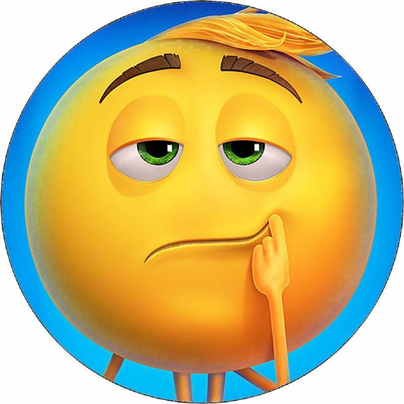 Jedlý papír Emoji ve filmu 19,5 cm