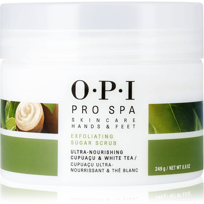 OPI Pro Spa zjemňující cukrový peeling na nohy 249 g