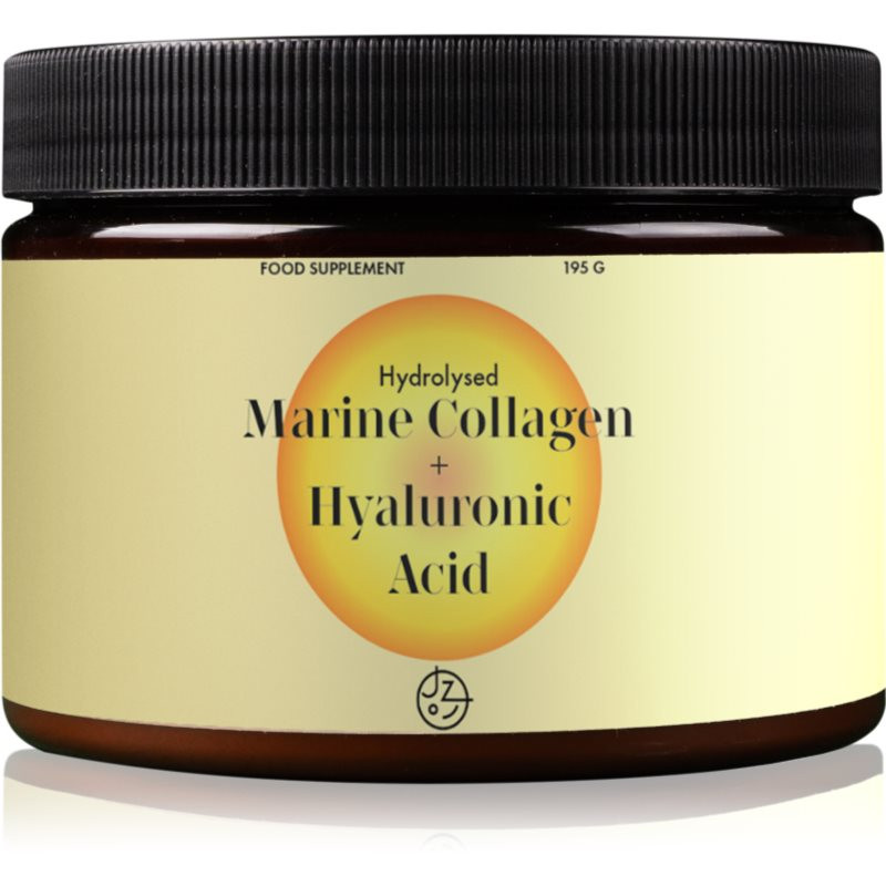 Jíme zdravě Marine Collagen + Hyaluronic Acid hydrolyzovaný kolagen s kyselinou hyaluronovou příchuť Mango 195 g