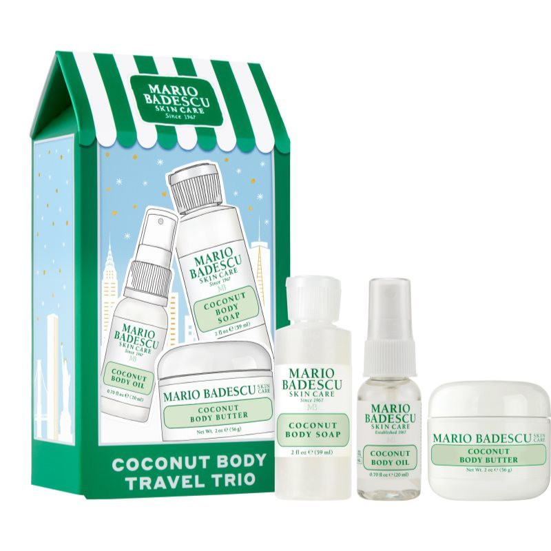 Mario Badescu Coconut Body Travel Trio dárková sada (na tělo)