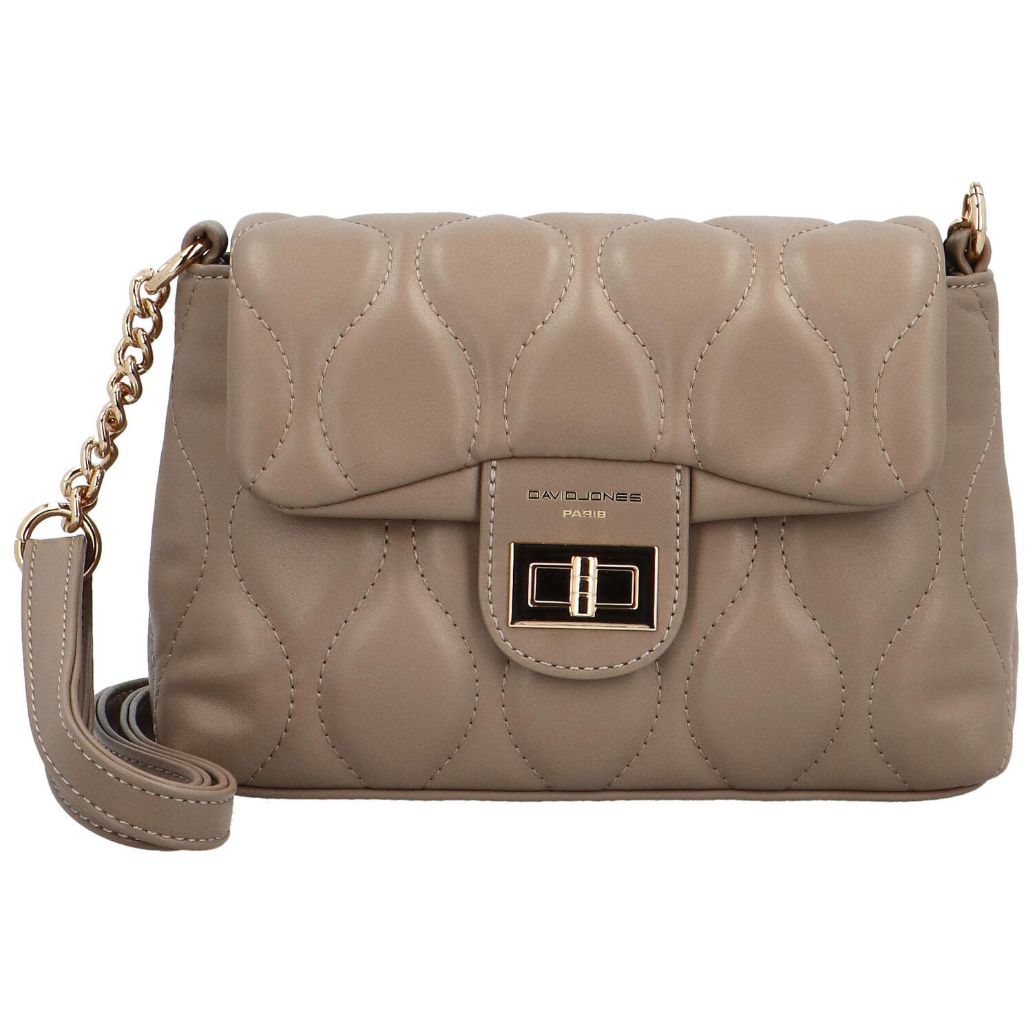 David Jones Dámská crossbody kabelka CM6700B Taupe