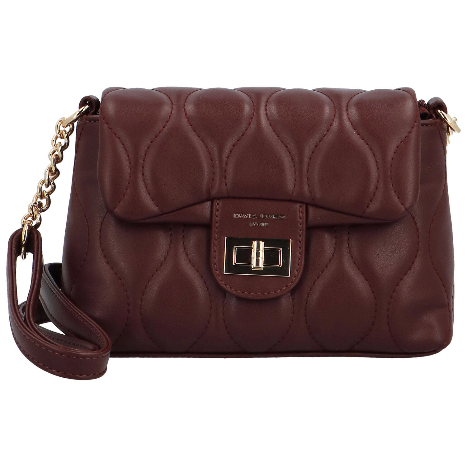 David Jones Dámská crossbody kabelka CM6700B Bordeaux