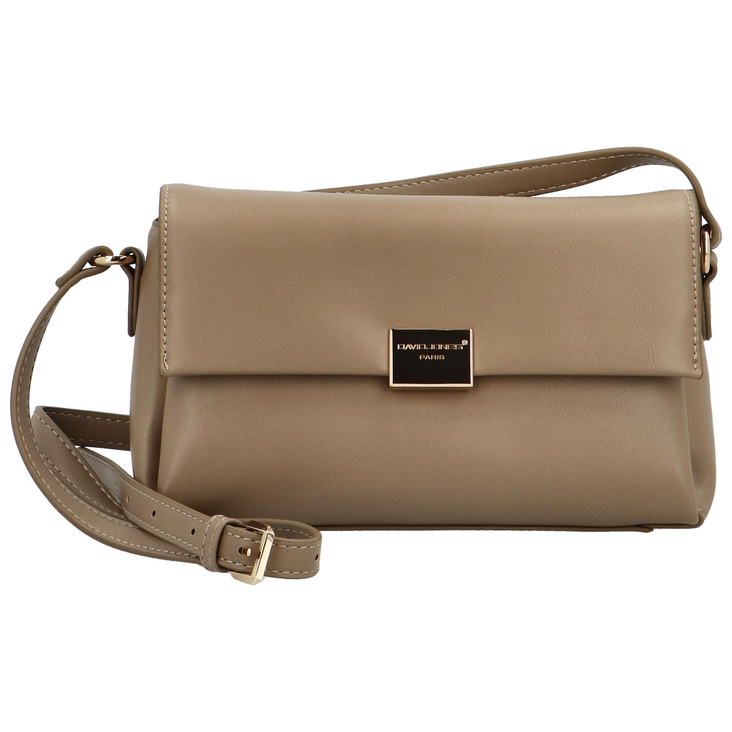 David Jones Dámská crossbody kabelka 7182-1 Taupe