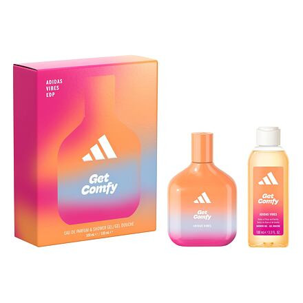 Adidas Vibes Get Comfy : EDP 100 ml + sprchový gel 100 ml unisex