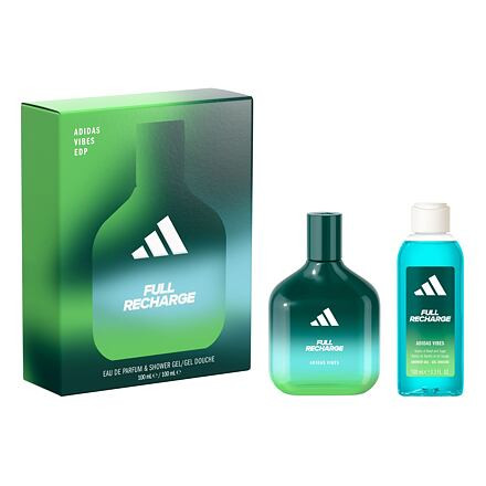 Adidas Vibes Full Recharge : EDP 100 ml + sprchový gel 100 ml unisex