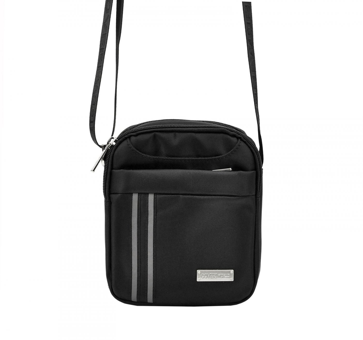 Pánská textilní crossbody taška Coveri Dalibor, černá