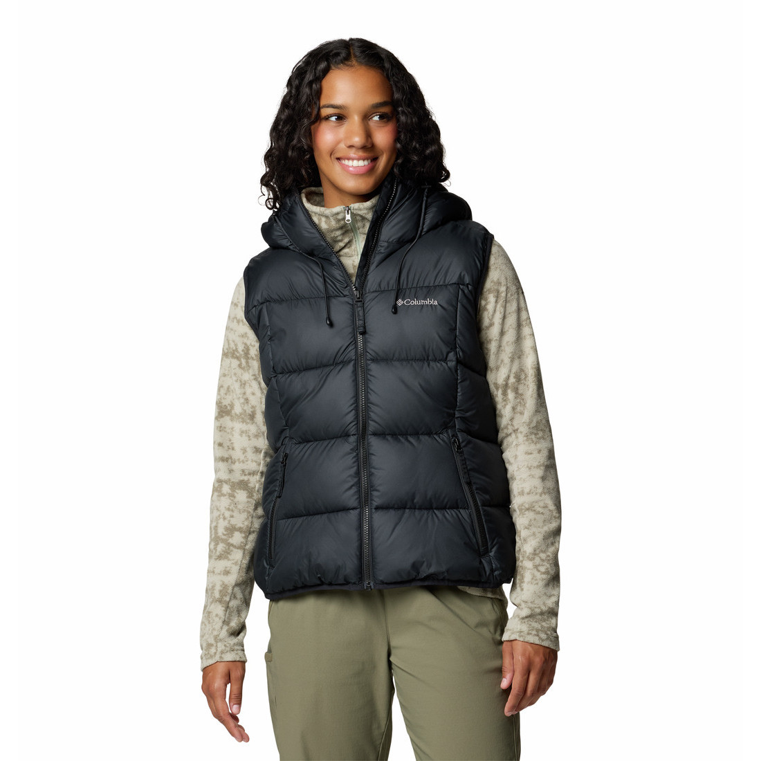 Dámská vesta Columbia Pike Lake™ II Insulated Vest Velikost: S / Barva: černá