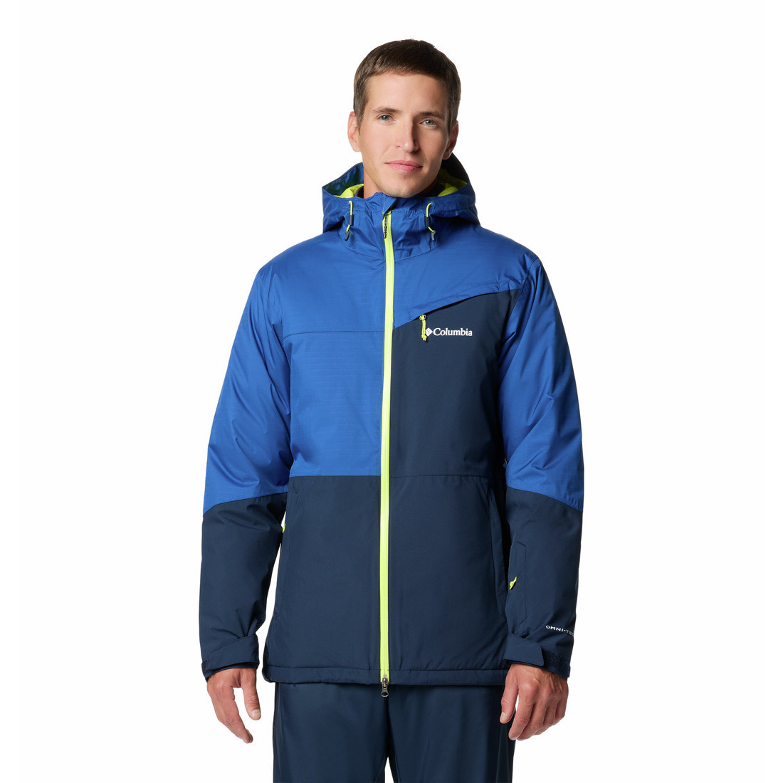 Pánská zimní bunda Columbia Iceberg Point™ II Jacket Velikost: M / Barva: modrá