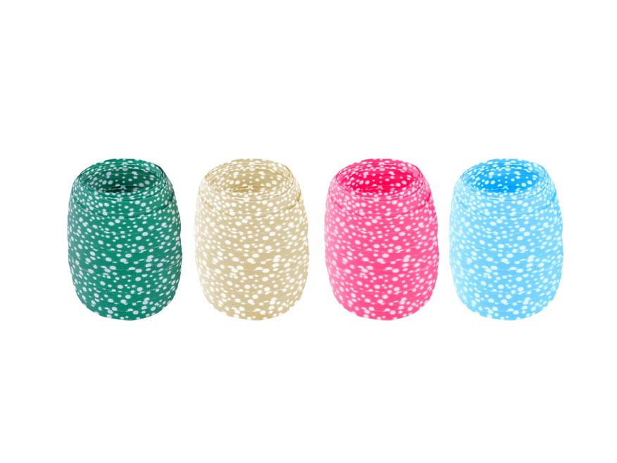 MFP 5660332 Stuha vázací s potiskem puntíky 1cm/10m