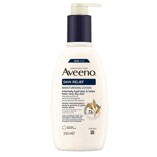 Aveeno Skin Relief hydratační tělové mléko bez parfemace 300 ml