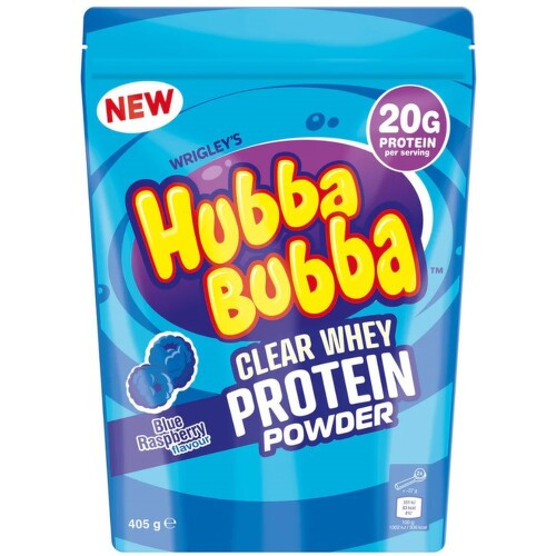 Hubba Bubba Protein 405 g blue raspberry