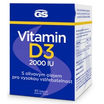 GS Vitamin D3 2000 IU cps.90