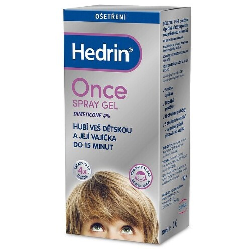 Hedrin Once spray gel 100ml - II. jakost