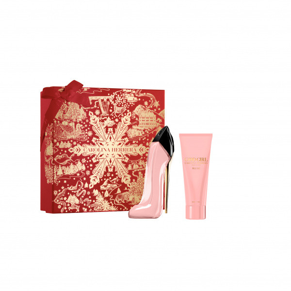Carolina Herrera Good Girl Blush  dárková sada (EdP 80 ml + tělové mléko 100 ml) dámská