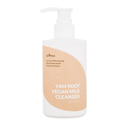 Isntree Yam Root Vegan Milk Cleanser dámské jemné čisticí a odličovací mléko 220 ml pro ženy