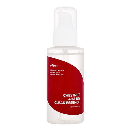 Isntree Chestnut AHA 8% Clear Essence dámské exfoliační pleťová esence 100 ml pro ženy