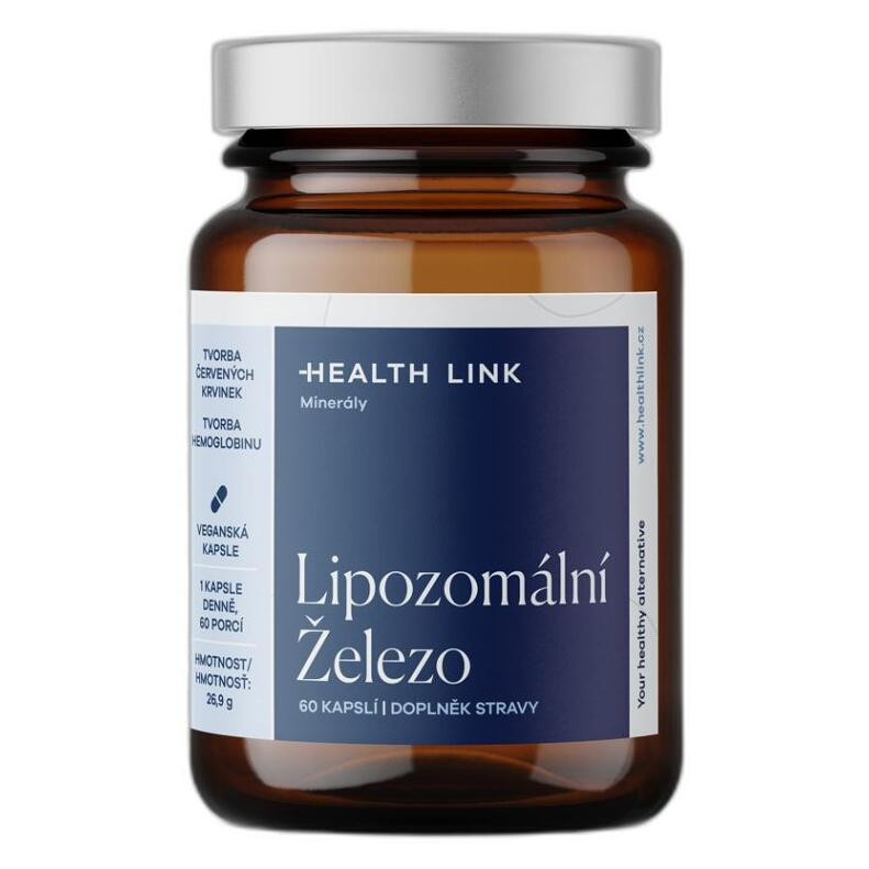 HEALTH LINK Lipozomální železo 60 kapslí