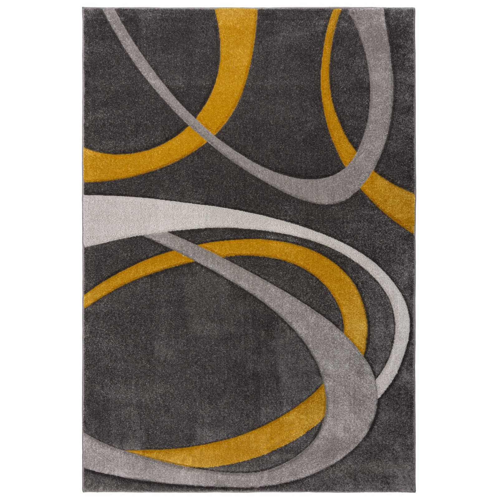 Kusový koberec Hand Carved Elude Orb Ochre - 120x170 cm Flair Rugs koberce