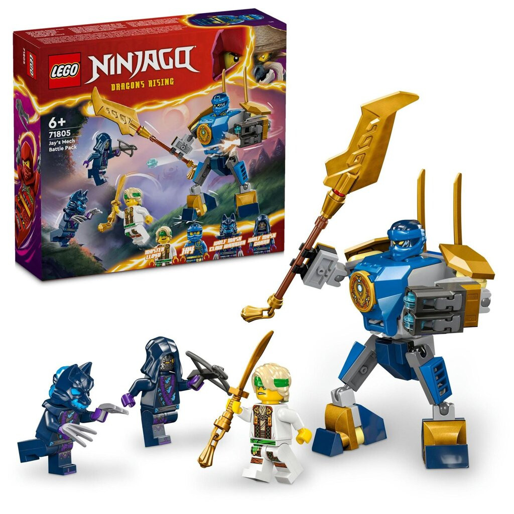 LEGO® NINJAGO® 71805 Bojový balíček Jayova robota - II. jakost