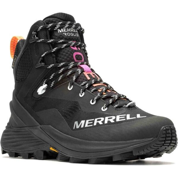 Merrell ROGUE HIKER MID GTX Pánské outdoorové boty, černá, velikost 45