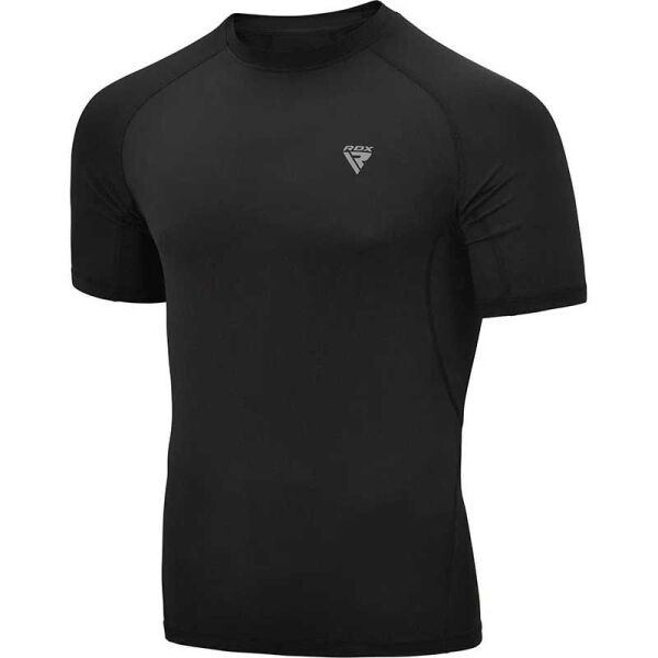 RDX T15 RASH GUARD Pánské sportovní triko, černá, velikost