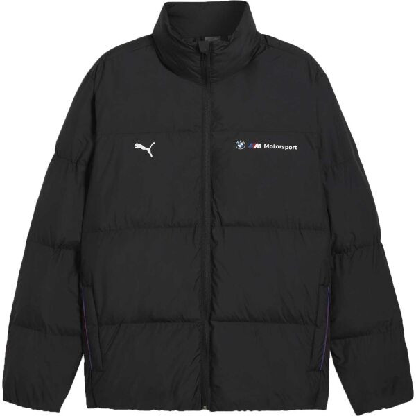 Puma BMW M MOTORSPORT ESSENTIALS+ PUFFER JACKET Pánská bunda, černá, velikost