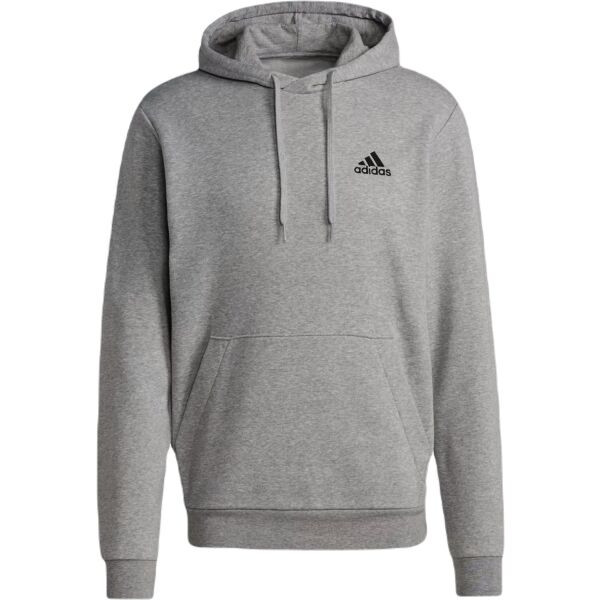 adidas ESSENTIALS FLEECE Pánská mikina, šedá, velikost