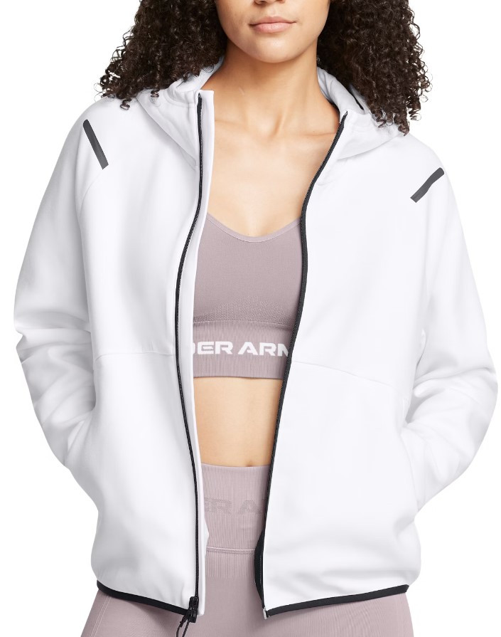 Mikina s kapucí Under Armour Unstoppable Fleece FZ-WHT