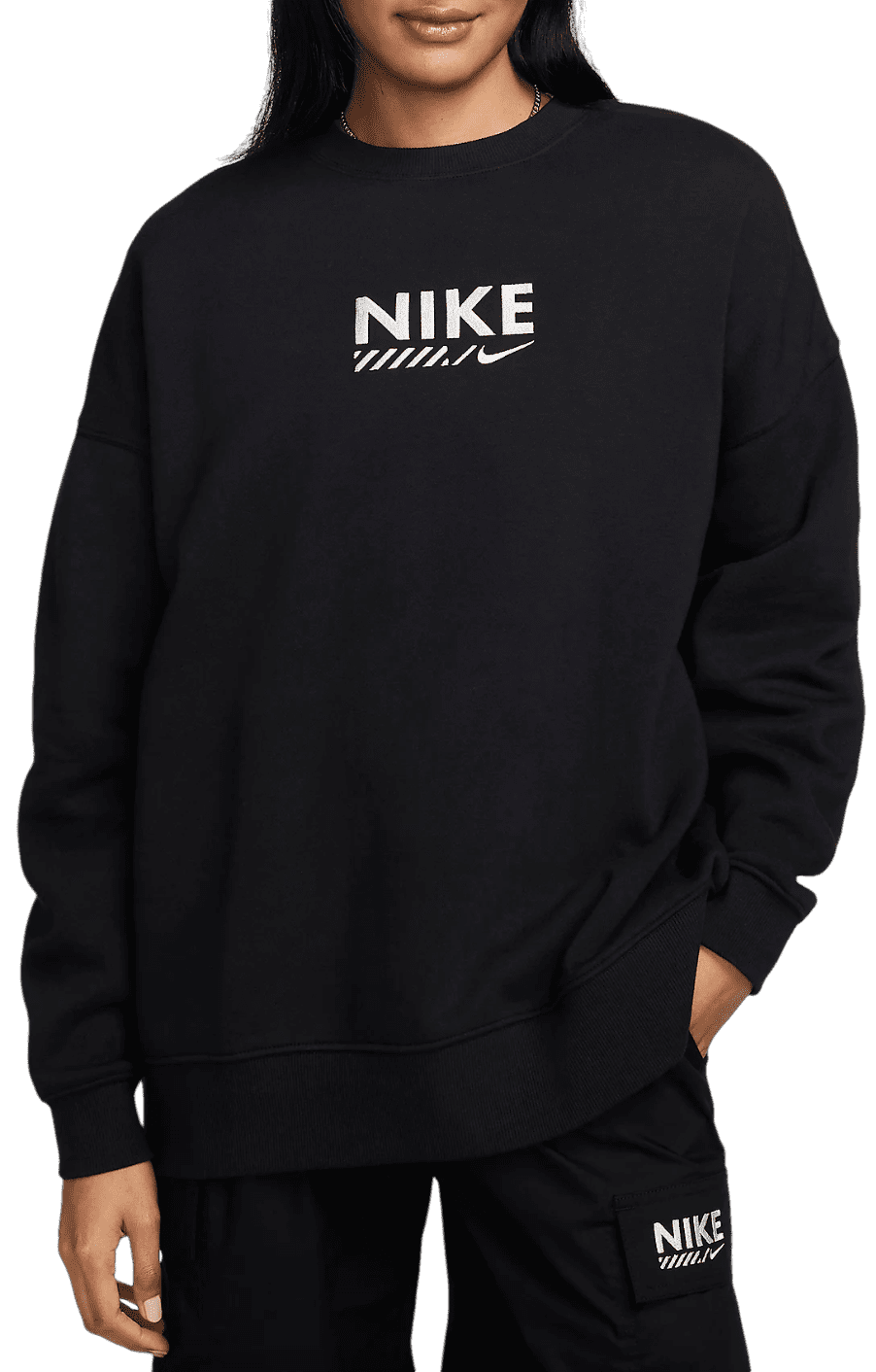 Mikina Nike W NSW FLC OS CREW GLS