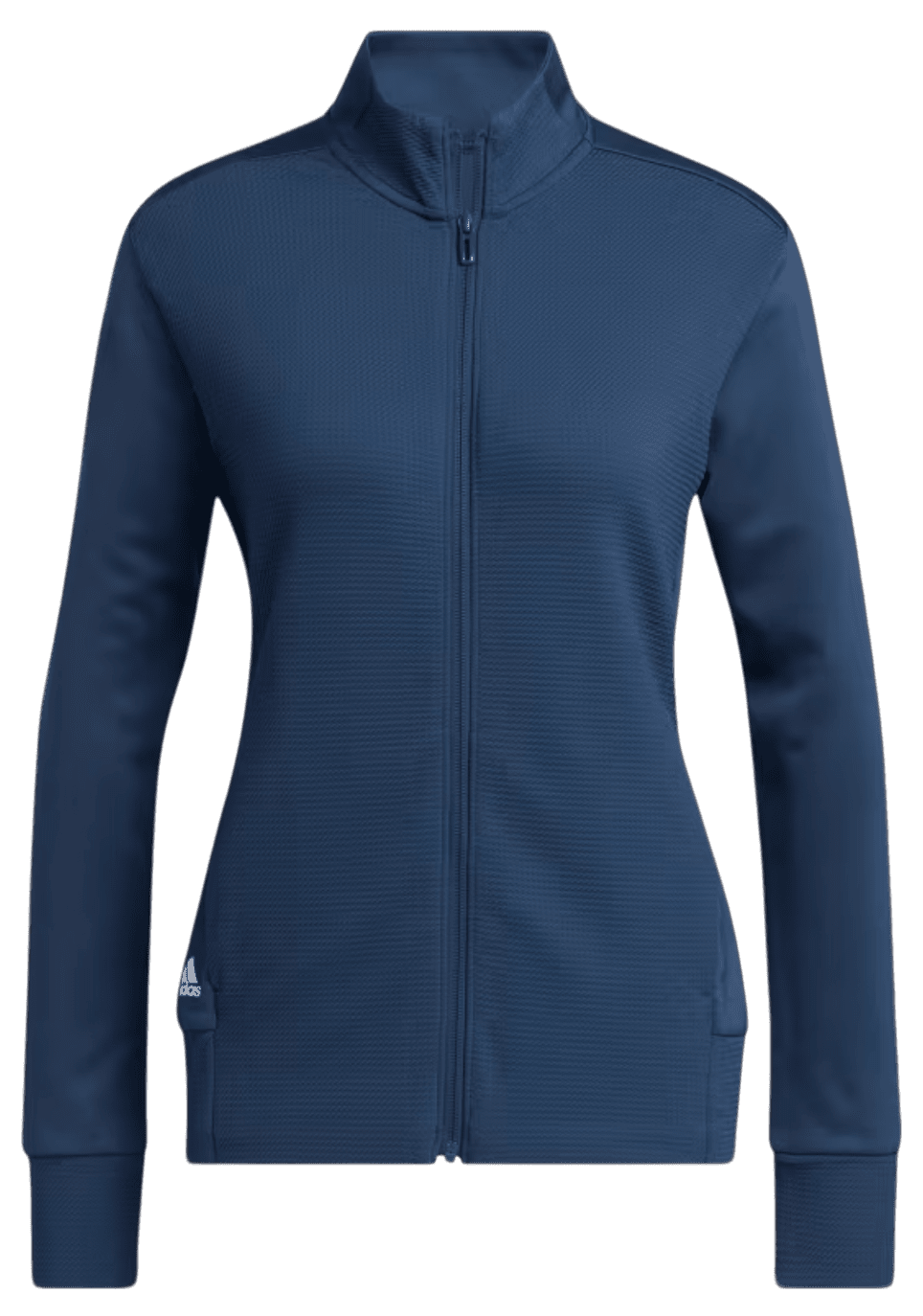 Mikina s kapucí adidas Textured Full-Zip Golf Jacket