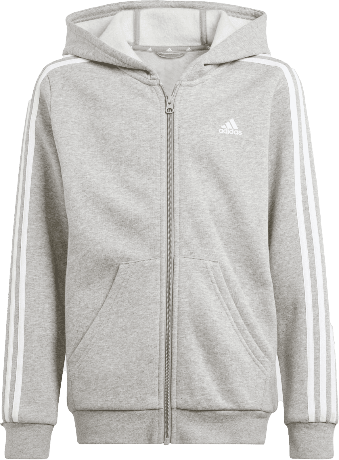 Mikina adidas U 3S FL FZ HOOD