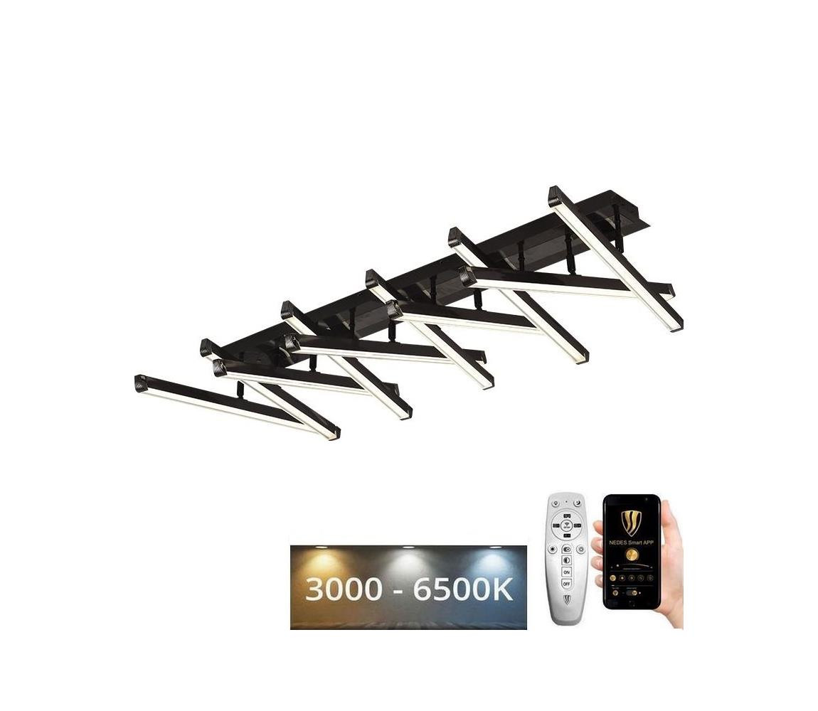 LED Stmívatelný přisazený lustr LED/125W/230V 3000-6500K + dálkové ovládání