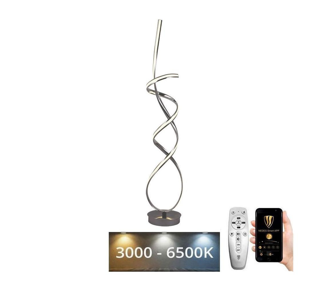 LED Stmívatelná stojací lampa LED/80W/230V 3000-6500K + dálkové ovládání