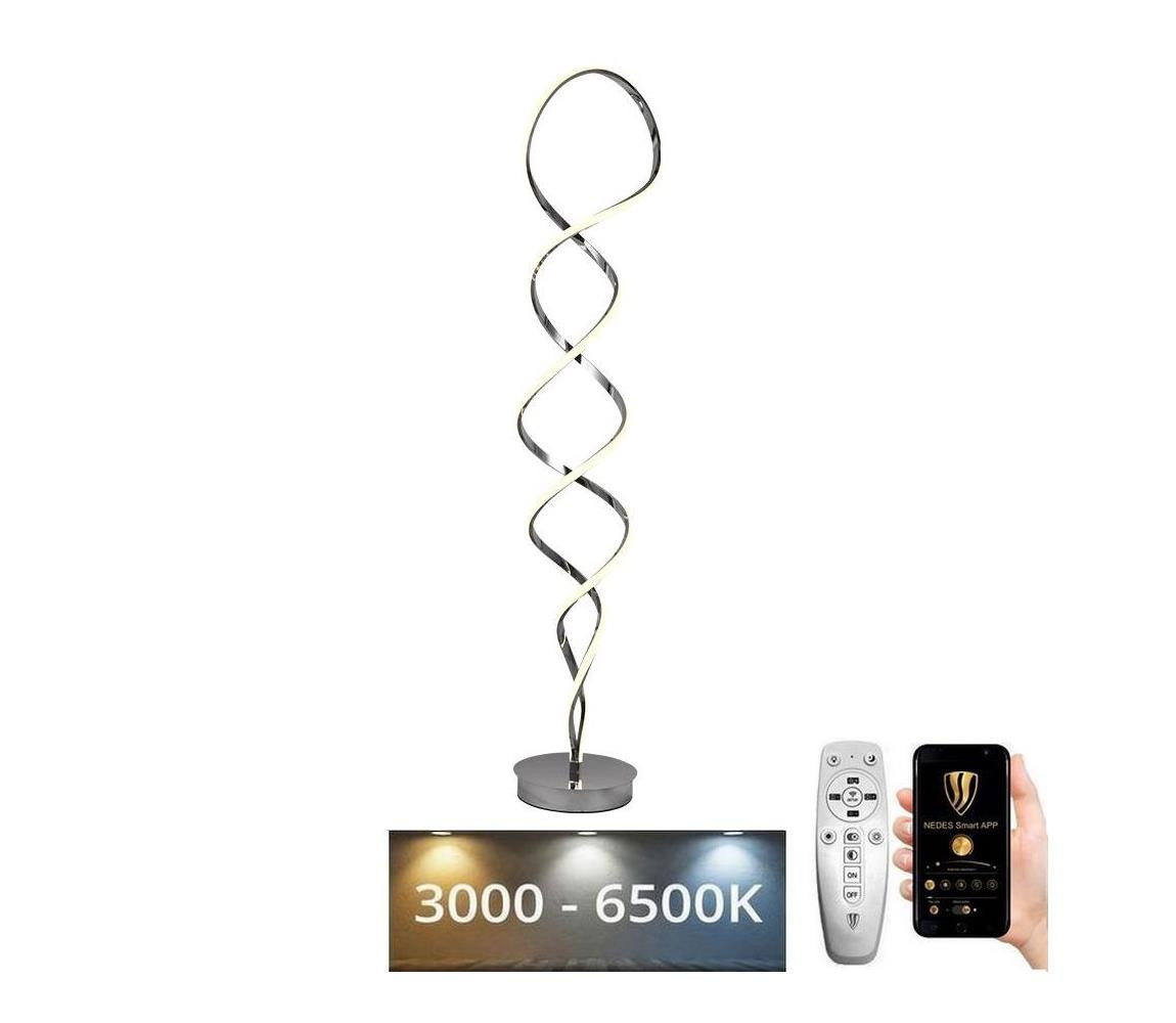 LED Stmívatelná stojací lampa LED/90W/230V 3000-6500K + dálkové ovládání