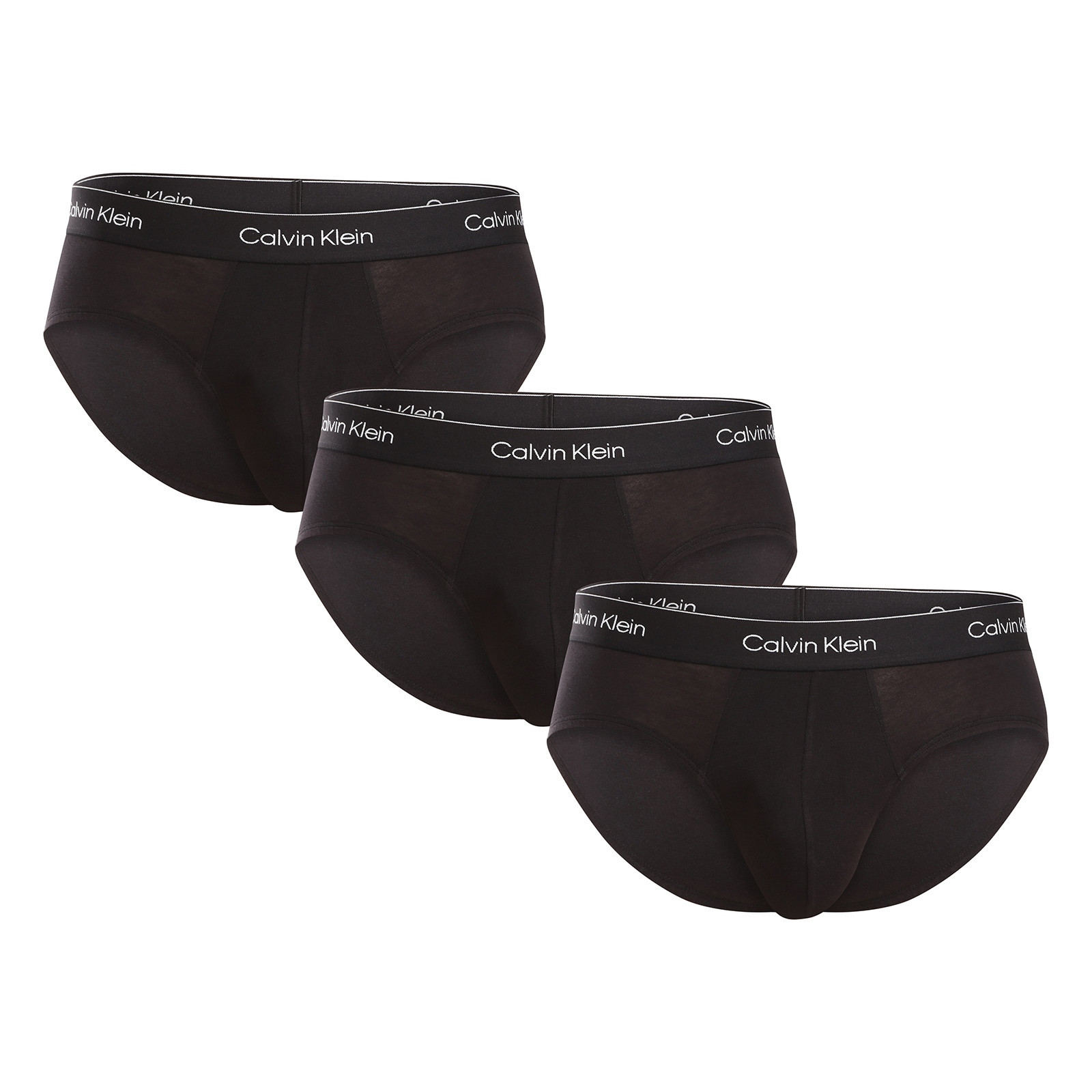 3PACK pánské slipy Calvin Klein černé (NB3962A-TM6) S