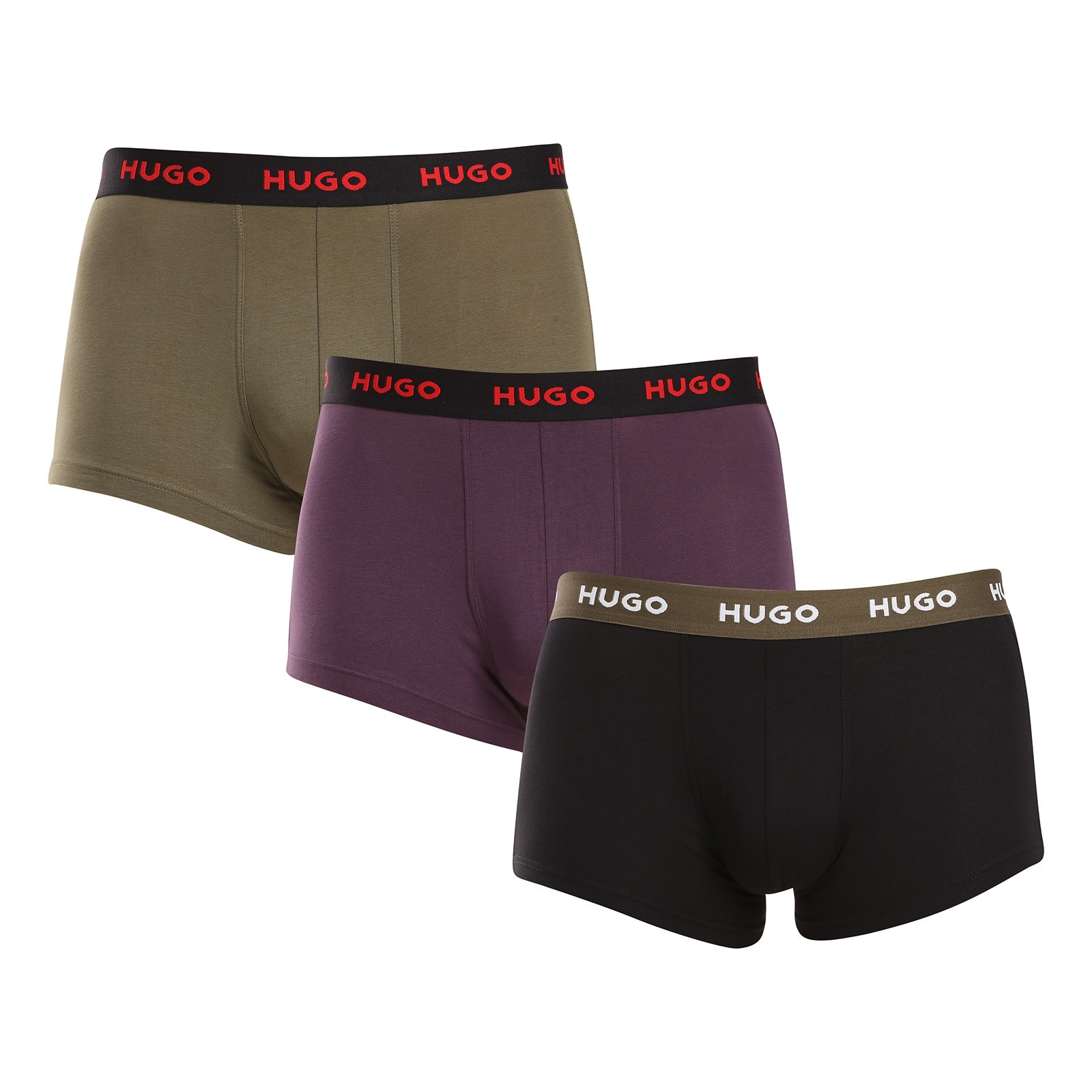 3PACK pánské boxerky HUGO vícebarevné (50517878 987) XXL, trenky / trenýrky