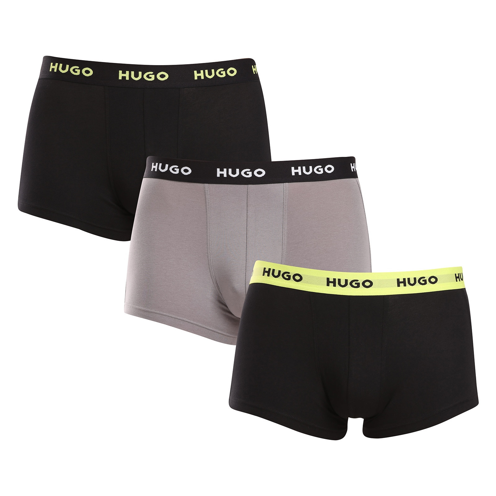 3PACK pánské boxerky HUGO vícebarevné (50517878 986) XXL, trenky / trenýrky