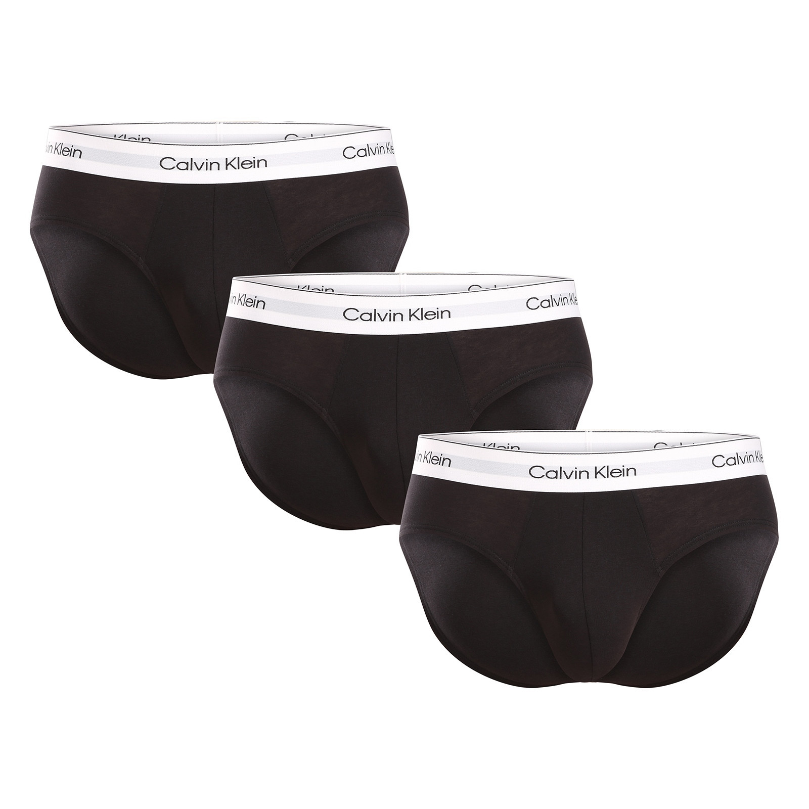 3PACK pánské slipy Calvin Klein černé (NB3962A-UB1) S